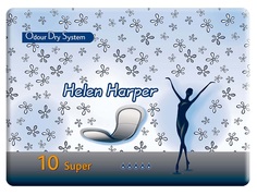 Послеродовые прокладки Helen Harper Microflex Large, 10шт.