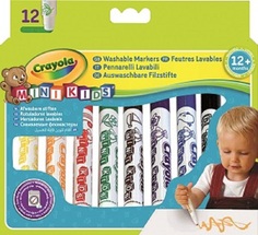 Фломастеры цветные Crayola для малышей, 12шт.