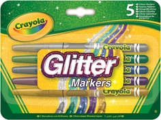 Фломастеры Crayola блестящие, 5шт.