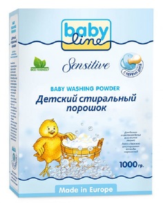 Стиральный порошок Babyline Sensitive для детских вещей, 1кг