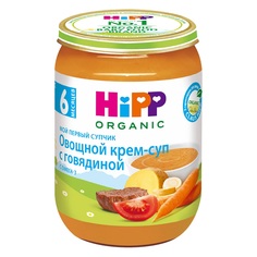 Крем-суп Hipp organic Овощной с говядиной, 190гр