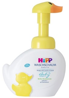 Пенка детская Hipp Babysanft &quot;Уточка&quot; моющая для лица и рук, для чувствительной кожи с дозатором, 250мл