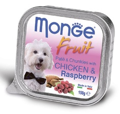 Консервы Monge Dog Fruit &quot;Курица с малиной&quot; для собак, 100гр