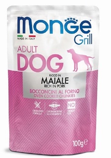 Пауч Monge Dog Grill Pouch &quot;Свинина&quot; для собак, 100гр