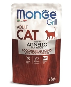 Пауч Monge Cat Grill Pouch &quot;Новозеландский ягненок&quot; для взрослых кошек, 85гр