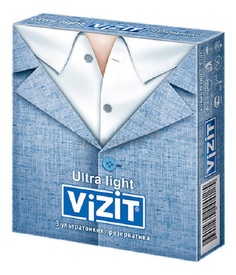 Презервативы Vizit Ultra light 3шт.