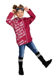 Куртка OLDOS &quot;Лора&quot; для девочки, вишневая Дрофа Медиа