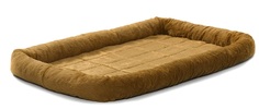 Лежанка MidWest Pet Bed меховая, 76х53см, коричневая