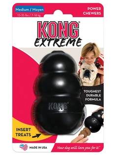 Игрушка KONG Extreme для собак M очень прочная, средняя, 8х6см