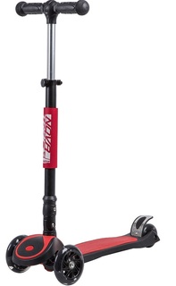 Самокат-кикборд Novatrack RainBow подростковый, складной механизм, 120х90см (цвета в ассорт.)