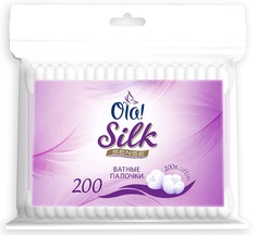Ватные палочки Ola! Silk Sense, 200шт.