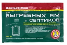 Очиститель &quot;Доктор Робик&quot; 109 для выгребных ям и септиков, 75гр