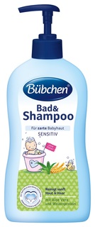 Шампунь и средство для купания младенцев Bubchen, 400мл