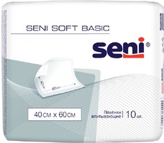 Пеленки Seni Soft Basic 40x60см, 10шт.