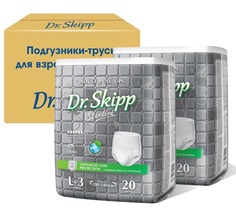 Подгузники-трусы для взрослых Dr. Skipp L-3, 2х20шт. Dr.Skipp