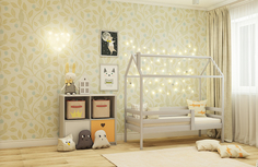 Кровать-домик RooRoom с одним ограничителем, спальное место 160х80см (цвета в ассорт.) Ведрусс