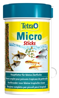 Корм Tetra Micro Sticks для мелких видов рыб, 100мл