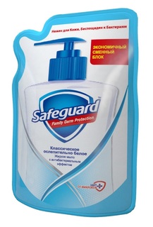 Жидкое мыло Safeguard &quot;Классическое ослепительно белое&quot;, 375мл