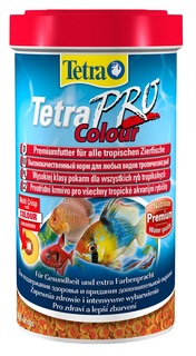 Корм Tetra Pro Color Crisps для улучшения окраса всех декоративных рыб, чипсы, 500мл