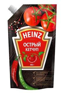 Кетчуп Heinz Острый, 350гр