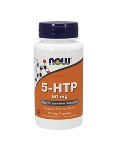 Now Foods 5-HTP (5-гидрокситриптофан) капс. 50мг №90