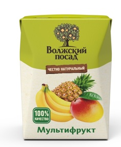 Нектар Волжский посад &quot;Мультифрукт&quot;, 0,2л Nektar