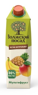 Нектар Волжский посад &quot;Мультифрукт&quot;, 1л Nektar
