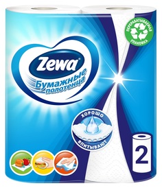 Бумажные полотенца Zewa, 2 рулона