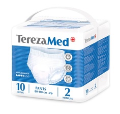 Трусы-подгузники для взрослых Tereza Med Medium, 10шт.