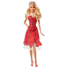 Кукла Barbie в красном платье, коллекционная