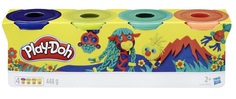 Игровой набор Play-Doh &quot;4 баночки: дикие цвета&quot;