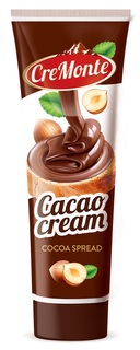 Паста CreMonte Cacao ореховая с добавлением какао, 350гр
