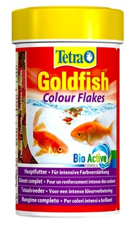 Корм Tetra Goldfish Colour для улучшения окраса золотых рыб, в хлопьях, 100мл