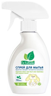 Спрей Dr.Tuttelle для мытья овощей и фруктов, с экстрактом мыльнянки, 250мл