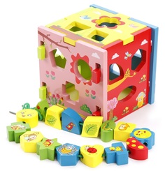Развивающая игрушка-сортер Mapacha &quot;Радужный кубик&quot;