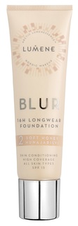 Устойчивый тональный крем Lumene Blur 16 часов SPF 15, 2 Soft Honey, 30мл
