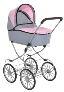 Кукольная коляска Pituso с большими колесами, 71х37х96см