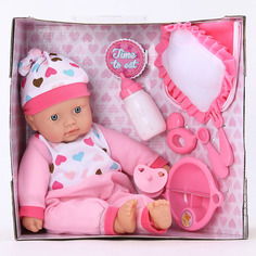 Игровой набор Pituso &quot;Пупс&quot; с аксессуарами, 40см, 7 предметов