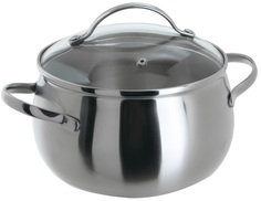 Кастрюля Regent Inox Apple, 22х13см, 5,5л