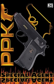 Пистолет Sohni-Wicke 25-зарядный Gun, Специальный АГЕНТ PPK, 15,8см