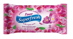 Влажные салфетки Smile Superfresh Flower, 15шт.