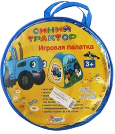 Игровая детская палатка Играем вместе &quot;Синий трактор&quot; в сумке, 81х91х81см Umka