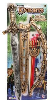 Игровой набор HTI &quot;Castle Defender&quot;: меч в ножнах и лук со стрелами