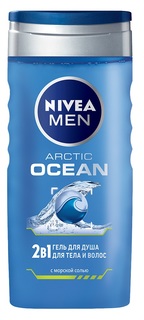 Гель-уход для душа Nivea Men Arctic Ocean, 250мл