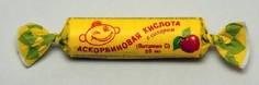 Аскорбиновая кислота с сахаром таб. жев. №10 (яблоко) Аскопром