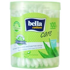 Ватные палочки с экстрактом алоэ Bella Cotton Care, 100шт.