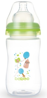 Бутылочка Baboo Baby Shower с силиконовой соской, 230мл