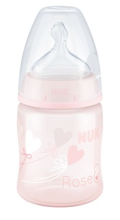Бутылочка NUK FС+ Baby Rose M &quot;Шарик&quot; с силиконовой соской, 150мл