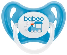 Соска-пустышка Baboo Transport силиконовая, ночная со светящимся кольцом, 0+
