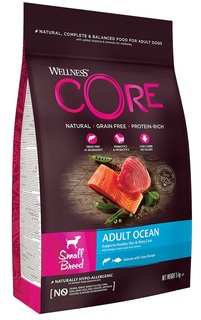 Сухой корм Wellness CORE &quot;Лосось с тунцом&quot; для взрослых собак мелких пород, 5кг Cor.E